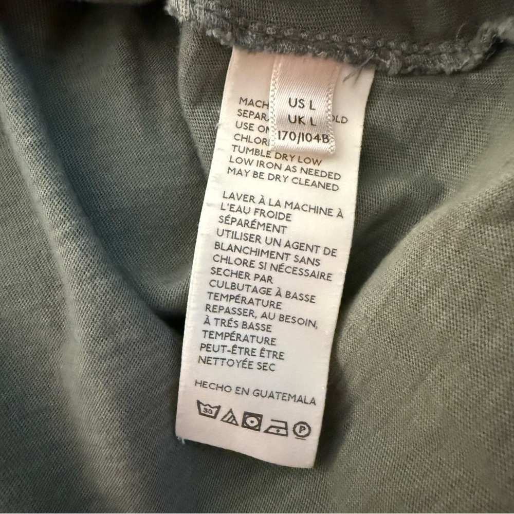 Free People Casual Olive Green Women's Top - Picture 6 of 6